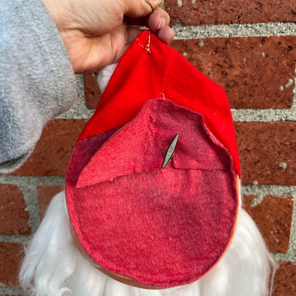 Vintage Hanging Santa Face, Musical, Christmas - Picture 4 of 7
